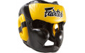 Шлем Fairtex HG13 black yellow (Full Head) L