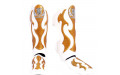 Защита голени Top King TKSGEM-01 Empower Creativity white-gold - L Защита голени Top King TKSGEM-01 Empower Creativity white-gold - L