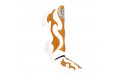 Защита голени Top King TKSGEM-01 Empower Creativity white-gold - L