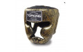 Боксерский шлем Top King Gold / Black Snake Edition Head Guard M