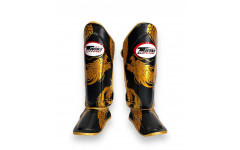Защита голени Twins Special FSGL10-49 black gold - L Защита голени Twins Special FSGL10-49 black gold - L