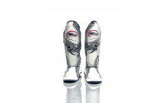 Защита голени Twins Special FSGL10-49 white black - L Защита голени Twins Special FSGL10-49 white black - L