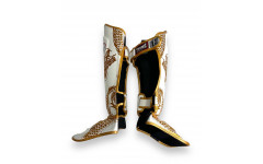Защита голени Twins Special FSGL10-49 white gold - L Защита голени Twins Special FSGL10-49 white gold - L