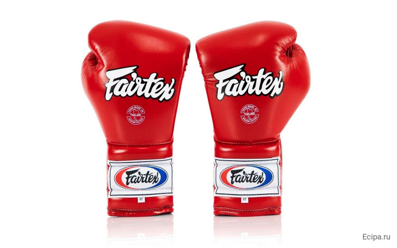 Перчатки боксерские на шнурке Fairtex BGL7 red 16 oz