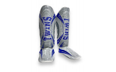 Защита голени Twins Special FSGL10-TW5 white blue M Защита голени Twins Special FSGL10-TW5 white blue M