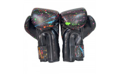 Боксерские перчатки Fairtex BGV14 Painter color black 14 oz Боксерские перчатки Fairtex BGV14 Painter color black 14 oz