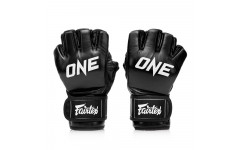 ММА перчатки Fairtex FGV12 ONE black L ММА перчатки Fairtex FGV12 ONE black L