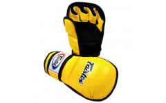 Перчатки для ММА Fairtex FGV15 yellow XL Перчатки для ММА Fairtex FGV15 yellow XL