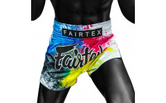 Шорты для бокса Fairtex BS1937 Acid jazz white - L Шорты для бокса Fairtex BS1937 Acid jazz white - L